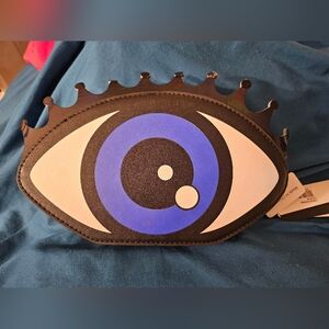 Evil Eye Chain Purse Crossbody Shoulder Handbag Pu Nwt